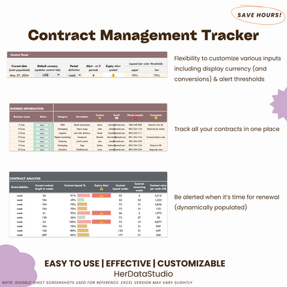 herdatastudio, her data studio, contract management, contract tracker, contract tracking template, contract analysis, deal management, b2b tracker, contract report, contract dashboard, contract tracker, manage contract better, business contract tracking, business contracts