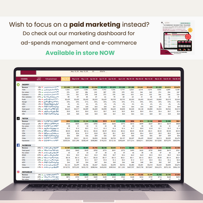 The Social Media KPI Tracker (Google Sheets)