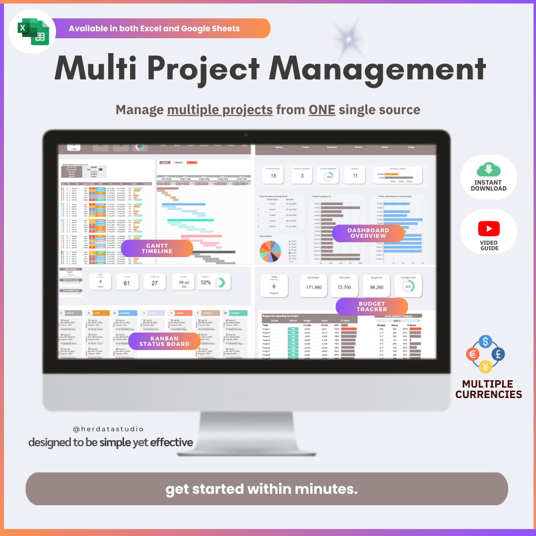 Multo Project Manager Multi Project Manager – HerDataStudio