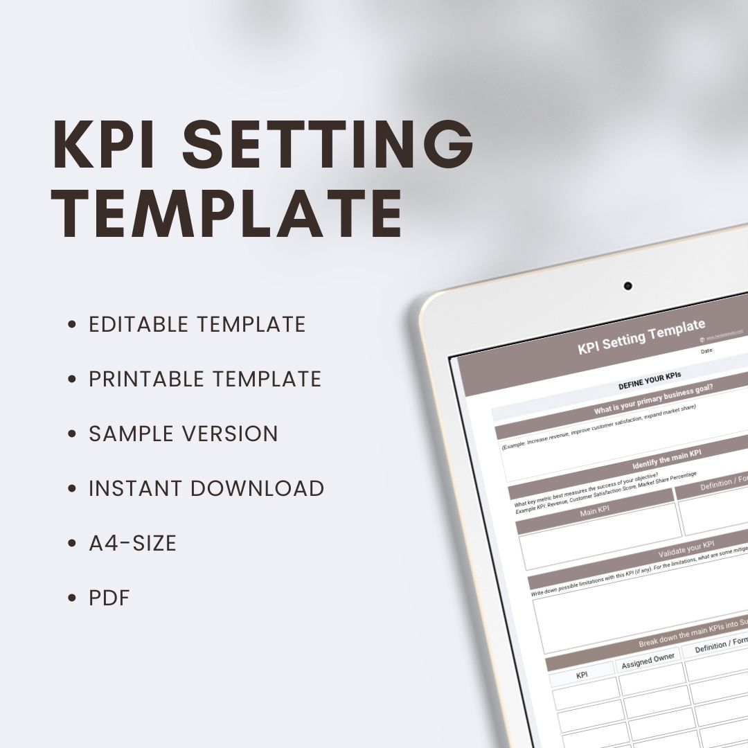 Defining your KPIs - Step by step template – HerDataStudio