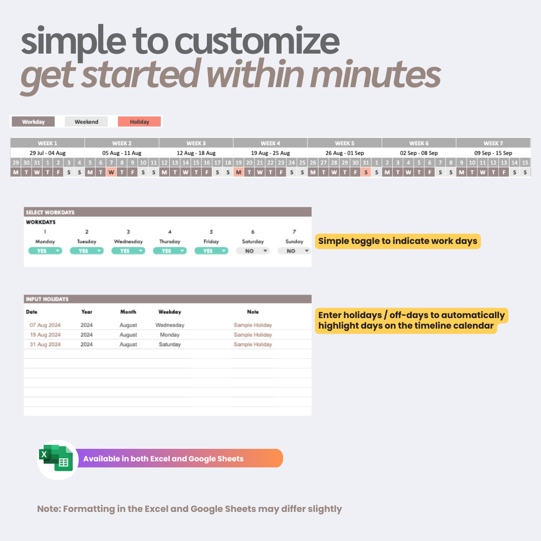 project planner template, project management tool, project timeline, project kanban, project tracker, project budget tracking, project management spreadsheet, google sheets, excel, project kpi automation, project dashboard